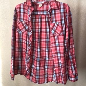 Levi’s button up long sleeve top